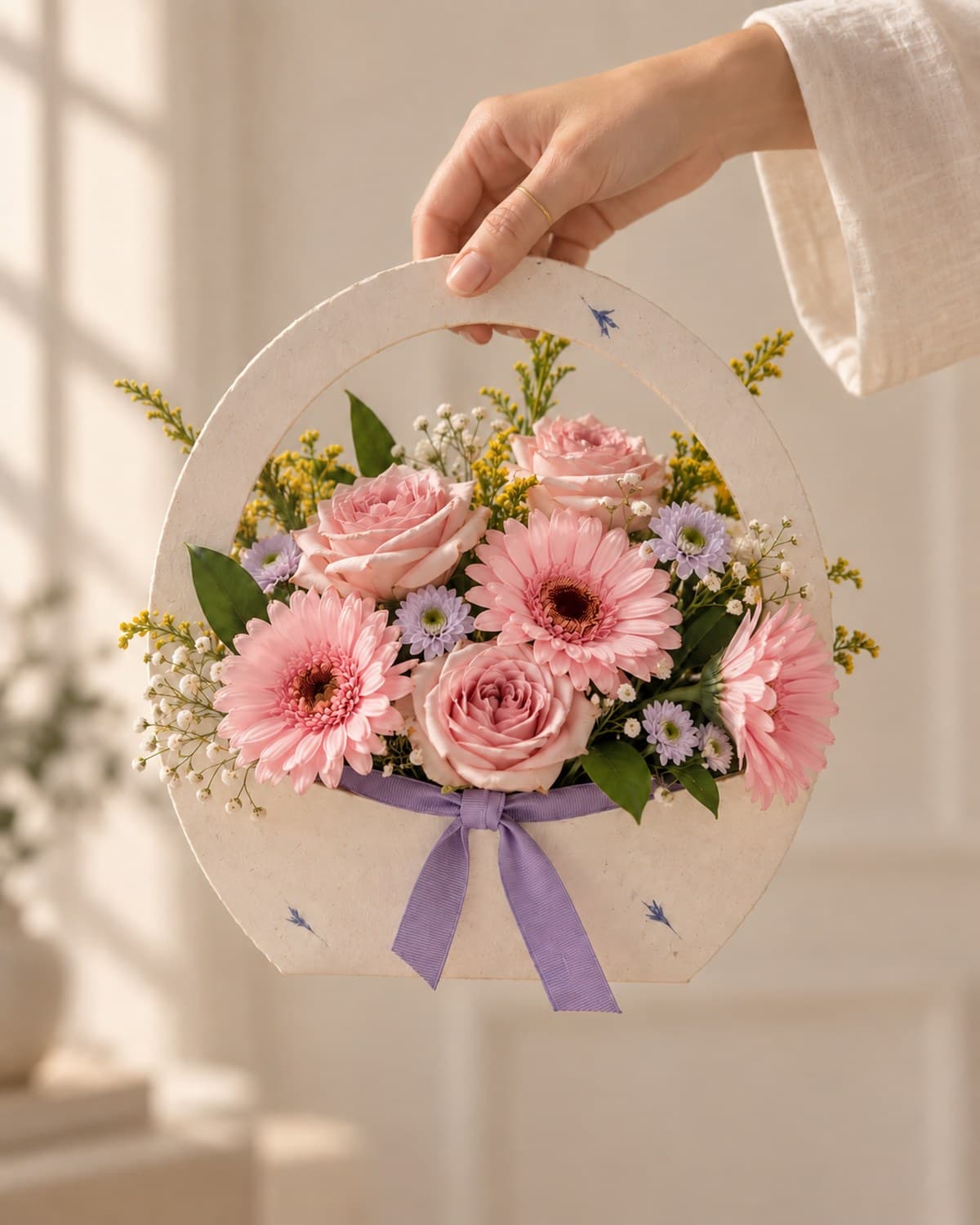 The Moon Basket — Spring Blush view 6